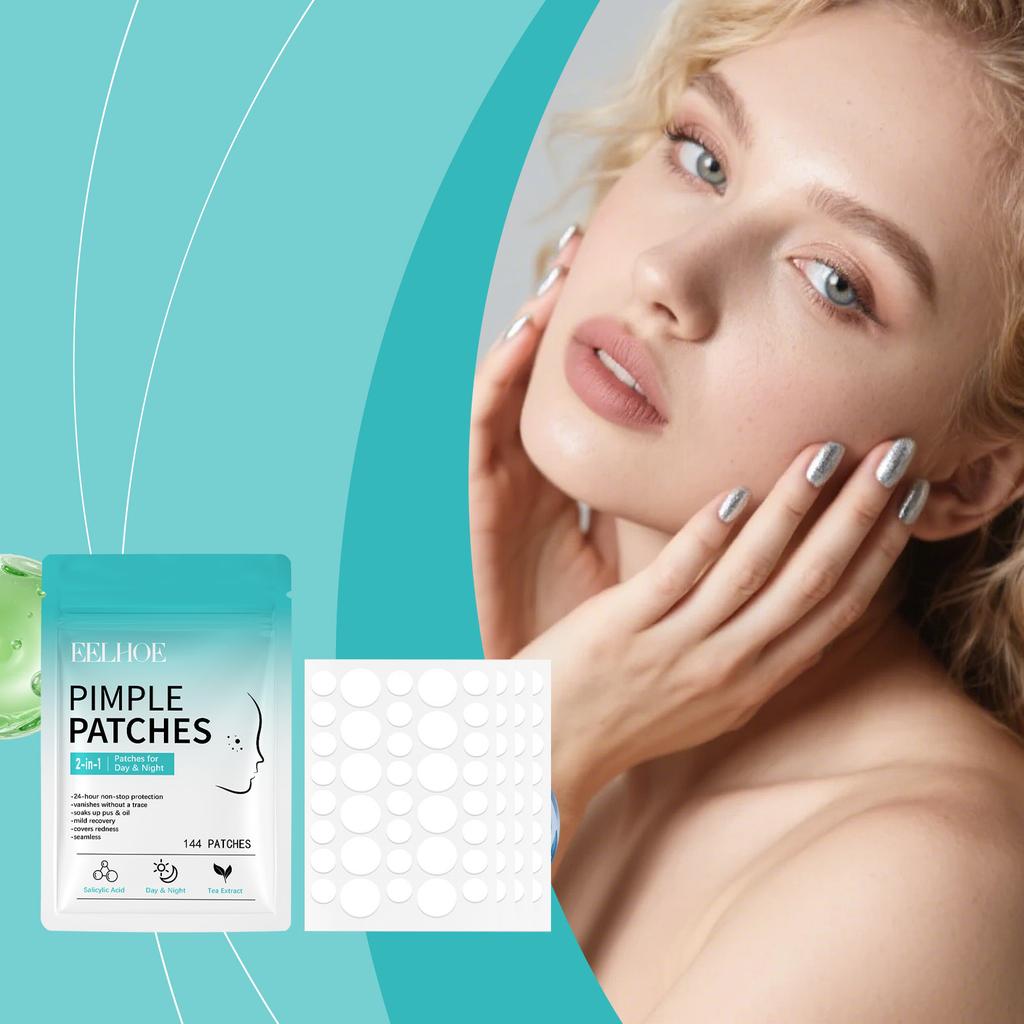 EELHOE Salicylic Acid Acne Patches Gentle Skin-Friendly Breathable Daily Isolation Face Care Pimple Patches