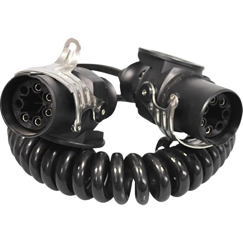 24V Male Female 7 Pin Waterproof Power Connector Truck Trailer Accessories Heavy Duty Plug