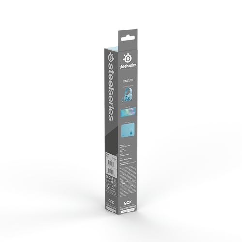 SteelSeries QcK Aqua Gaming Mouse Pad, Medium, 63459, Non-Slip Rubber Base, 32cm x 27cm x 0.2cm