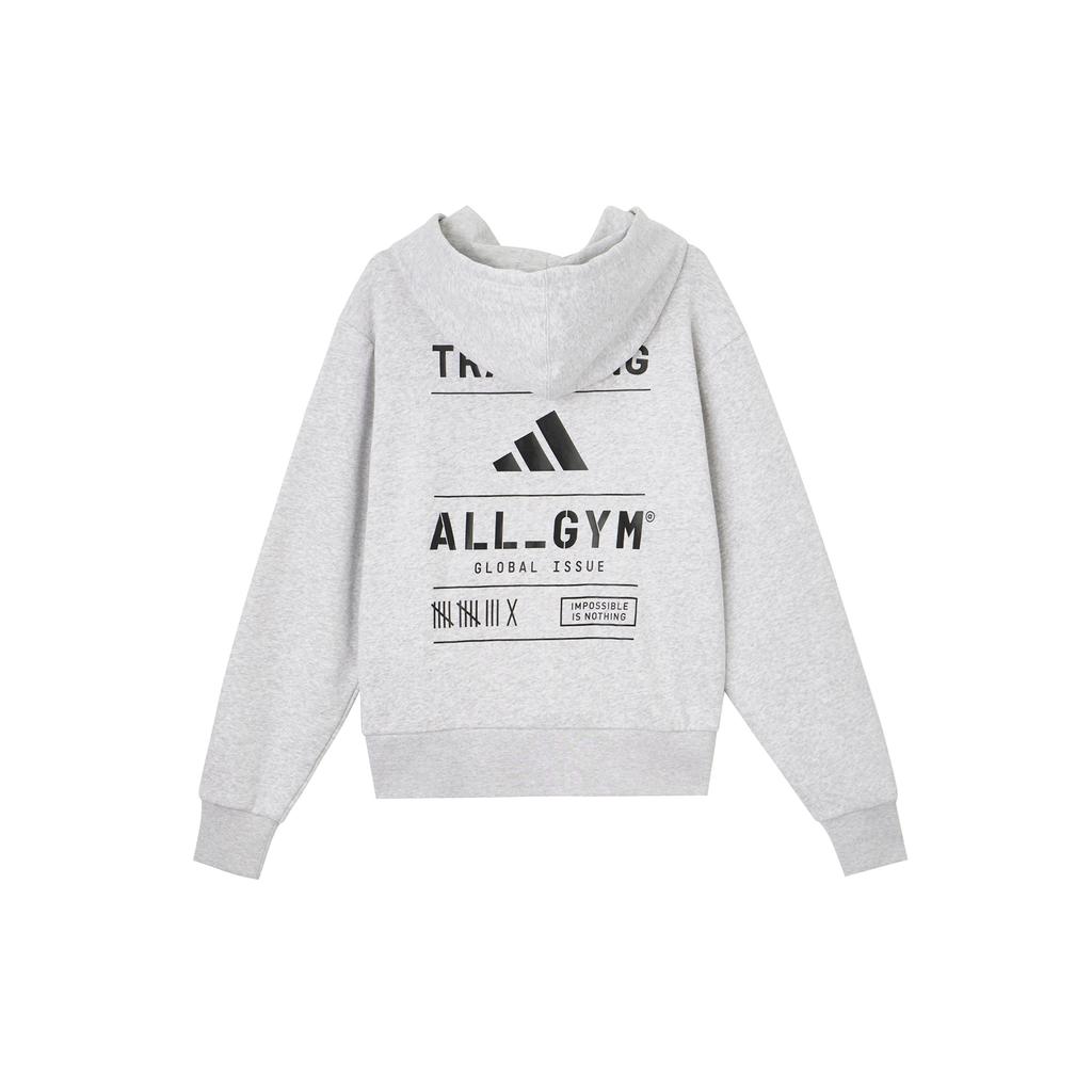 Adidas Sweatshirts Men's Gray Hooded Moderate Other IS7104