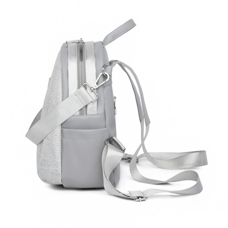 Patchwork Backpack Women's Diamond-Encrusted Large-Capacity Travel Backpack