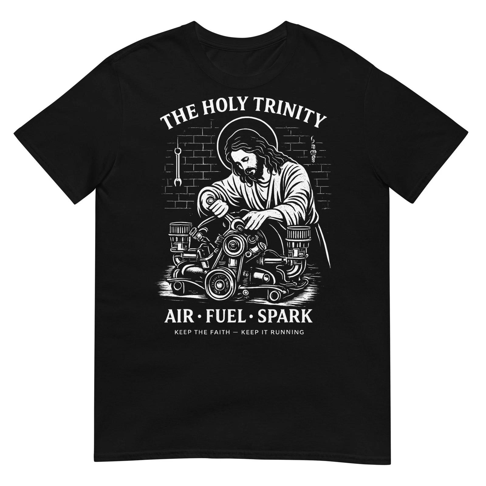 The Holy Trinity Air Fuel Spark Keep The Faith Keep It T-Shirt L
