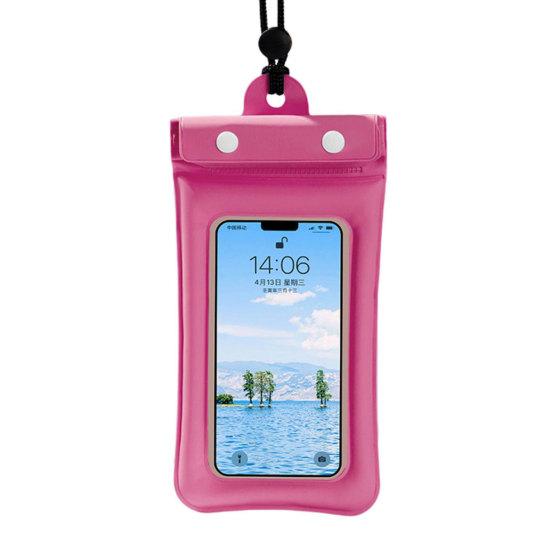 Waterproof Phone Pouch Fastener Tape Touchscreen Clear Window Leakproof Lanyard PVC Universal Phone Dry Bag Case Protector Phone Accessories