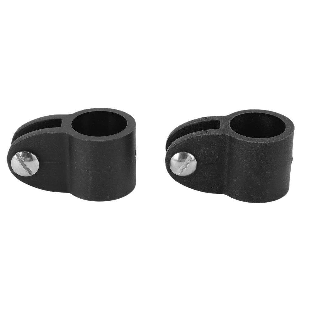 2 Pcs Bimini Top Jaw Slide 22mm Black Nylon Bimini Top Fitting Marine Hardware for Boat Yacht 22MM Sunshade Hardware