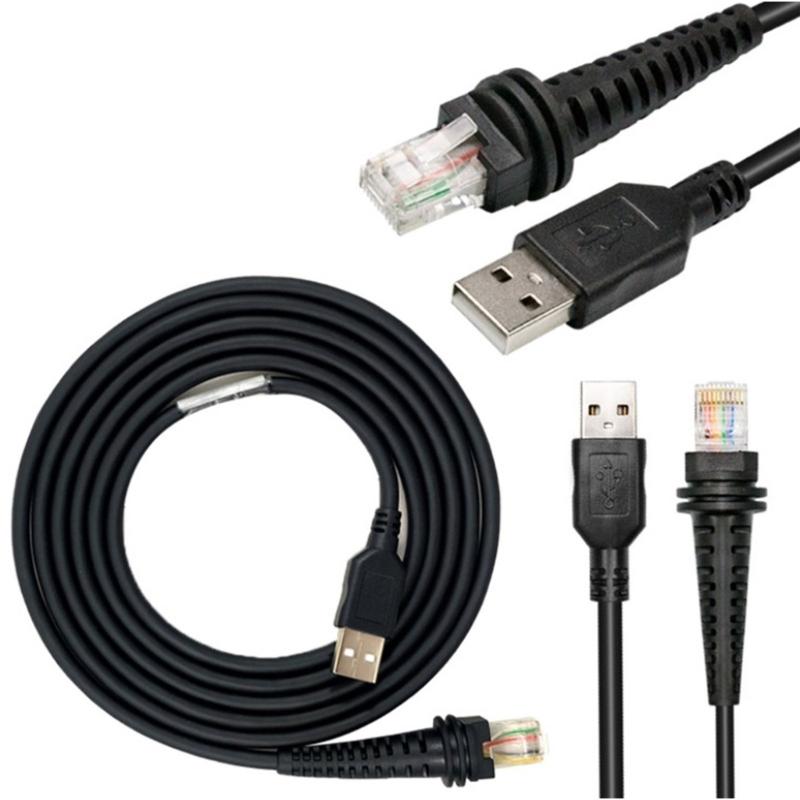 9FT USB Type A Scanner Cable Data Cables Extension Cord PVC Texture Replacement Wire Suitable for Scanning Operations