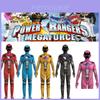 Kids Mighty Morphin Power Rangers Costume Jumpsuit For Halloween Or Cosplay Parties