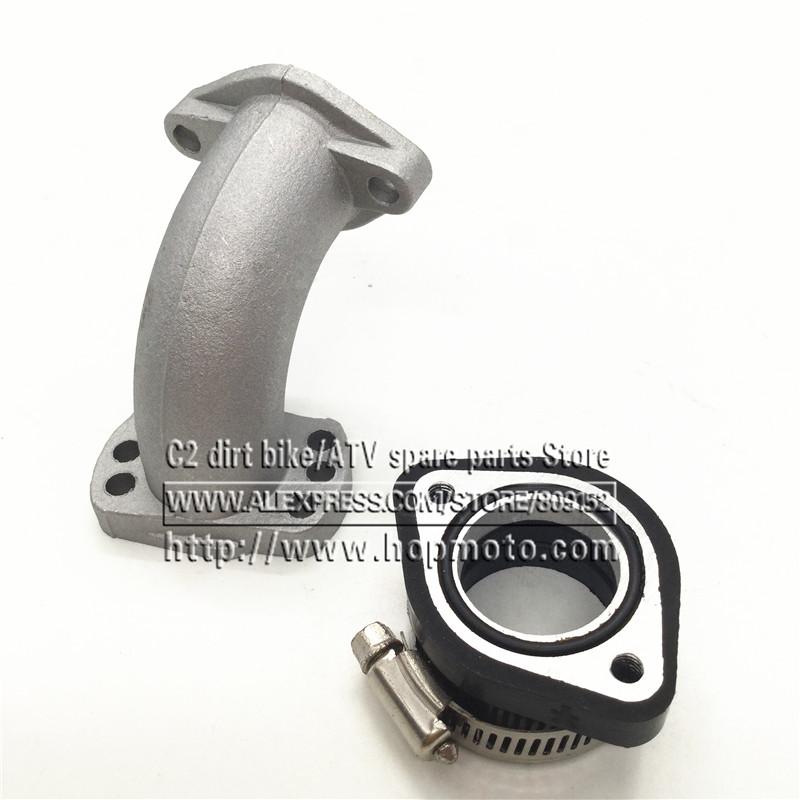 Motocycle Carburetor Mainfold Throat Adapter Inlet Intake Pipe Kits For 28mm Carb Dirt Pit Bike Scooter ATV  Accessories