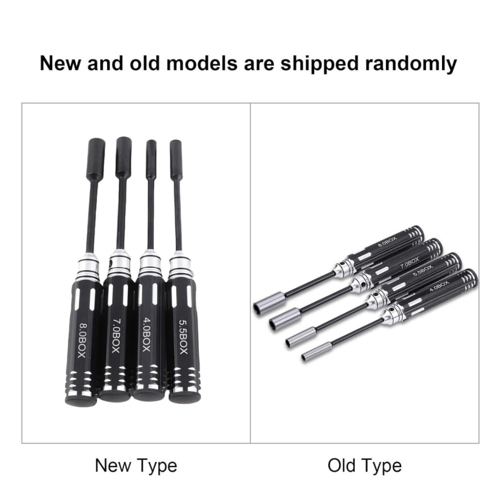 Hex Wrench Hex Socket Nut Precision Nut Driver Nut Model Hex Socket Driver Hex Socket Nut Key Socket Precision Hex Nut Driver for RC Model Airplane