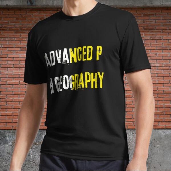 Men s and Women s T-shirts Human Geography in Focus Striking Designs L