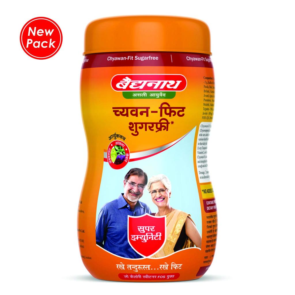 Baidyanath Chawan-Fit Sugar Free Chyawanprash 1 Kg Immunity Booster Herbal Rejuvenator