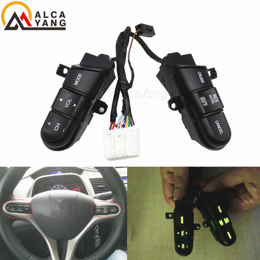 Premier Quality Steering Wheel Switches Buttons For Honda Civic 2006-2011