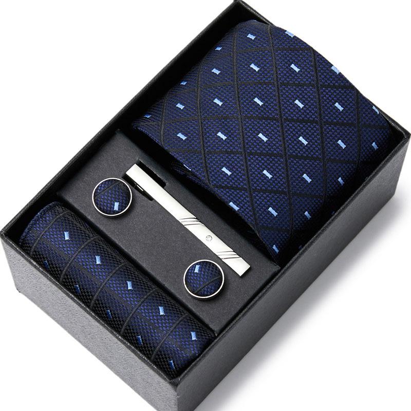 Men's Six-Piece Tie Set for Business and Weddings