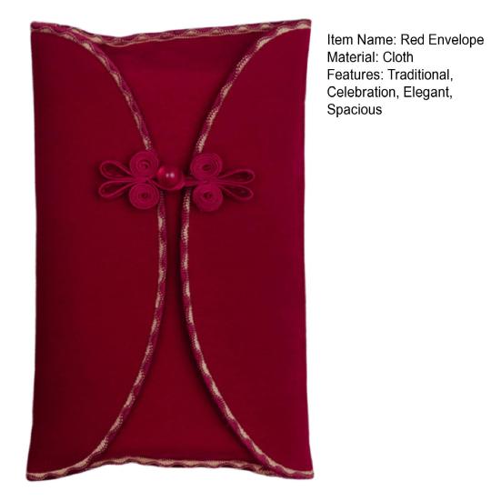 Chinese Red Envelopes for Wedding Large Traditional Red Pocket Lucky Money Hong Bao for Newlyweds Bride Groom