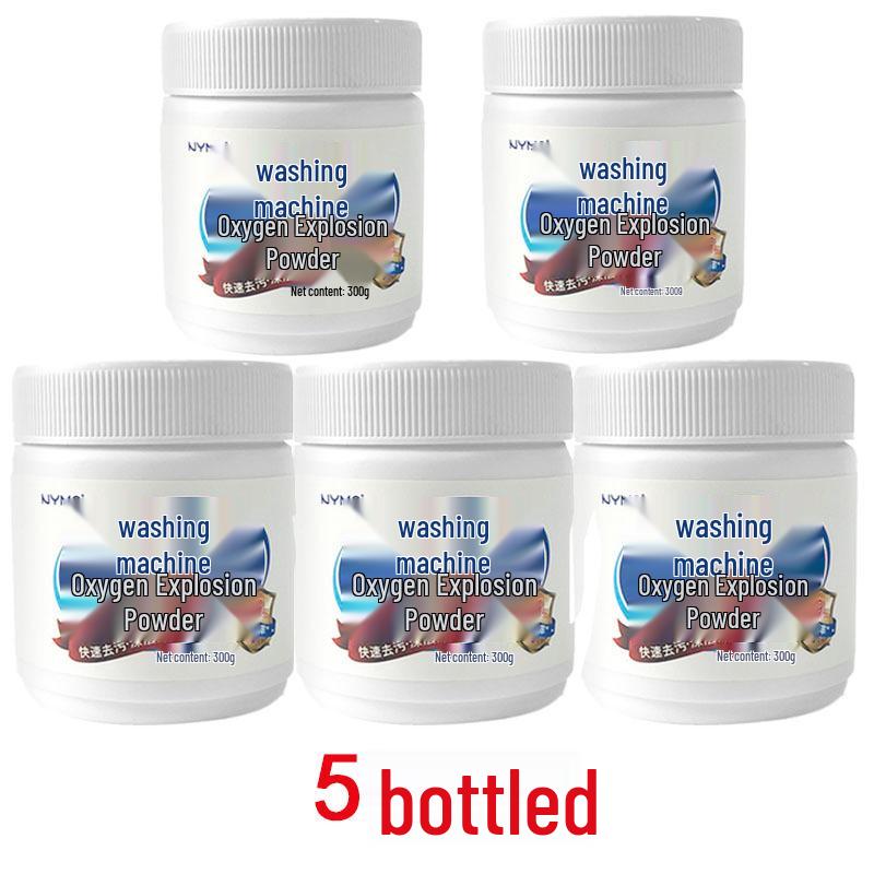 Universal Oxygenated Washing Machine Cleaner - 99% Effective Stain Remover & Deep Disinfectant