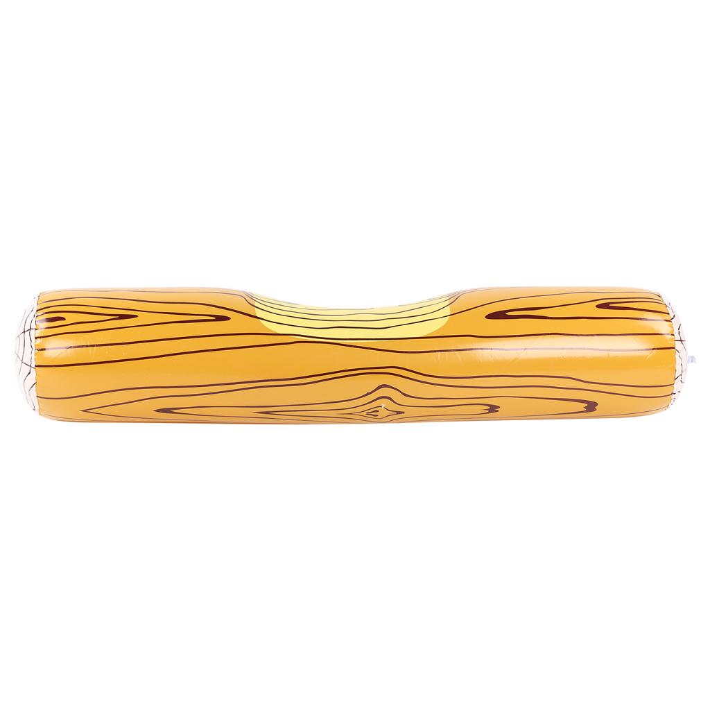 Wood Shape Water Sport Float Inflatable Log Toy for Swimming Game Party Entertainment