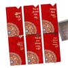 Enveloppe Rouge Cheval Sept Couleurs pour le Nouvel An 2026: Sachet Scellé Personnalisé et Créatif pour l'Argent de Chance - Célébrations de l'Année du Cheval.