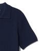 Hejiseu [His] Navy Collared Knit Cardigan
