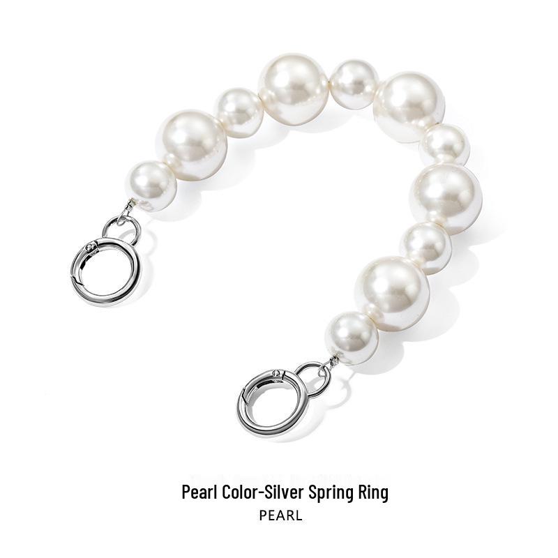 

Сумка-подмышка с ручкой из жемчуга и золотой декоративной цепочкой - SP-57 Аксессуары для DIY