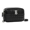 Burberry Lola Bag With Silver Logo Adjustable Chain Strap Lambskin Camera Crossbody Shoulder Bag Women Bags Black 80648541