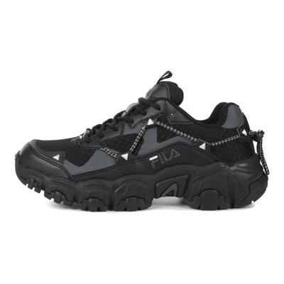 Laufschuhe MIXRFM Sneakers Stoff Synthetisches Leder Sport Bequem Langlebig Low Top Freizeitschuhe Unisex Sneakers Schwarz Grau 1JM01248_001