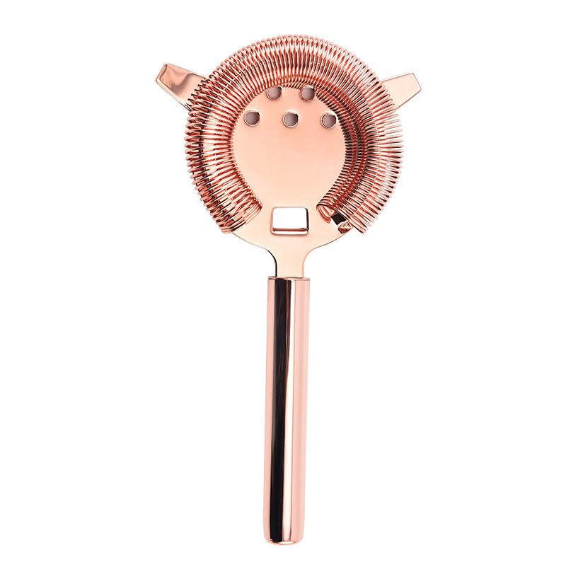 Filtru pentru cuburi de gheață din oțel inoxidabil pentru cocktail bar Shaker pentru vin Băutură mixtă Filtru pentru barman Instrumente profesionale Accesorii