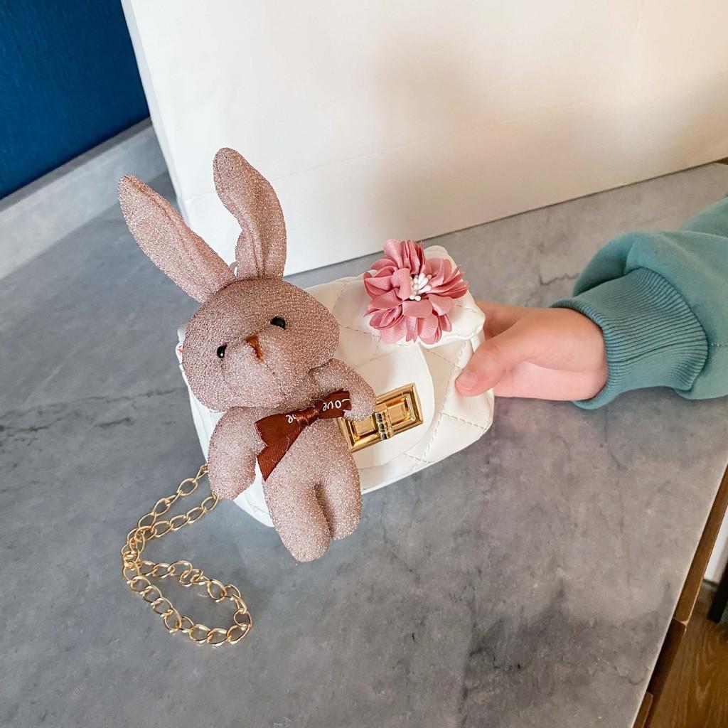 Mini Childrens Fashion Bunny Backpack With Zipper Pocket For Casual Wear