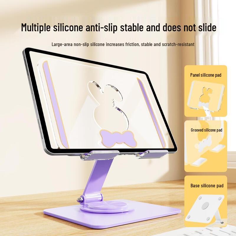 OLOEY Transparent Rotating Tablet & Phone Stand