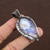 Dendrite Opal Handmade Copper Wire Wrap Jewelry Pendant 2.36" V8U93