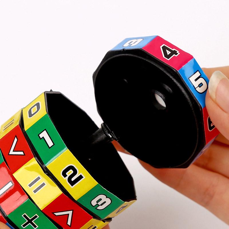 Kids Mathermatics Numbers Magic Cube Toy Puzzle Hand Spinner Game Gifts