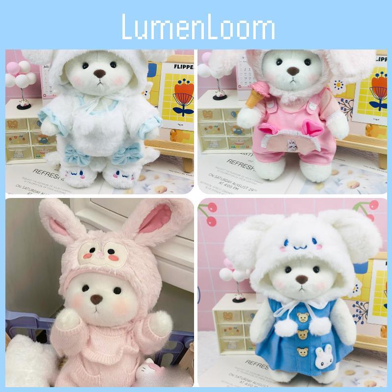 Linas Kleiner Bärenanzug 30cm Handgemachtes Plüschtier-Outfit Für Mädchen