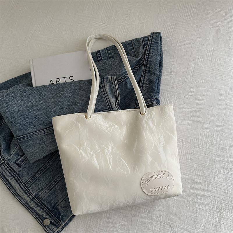 Elegant Large Capacity Women's Tote Bag 2024 Summer New Trendy Street Style