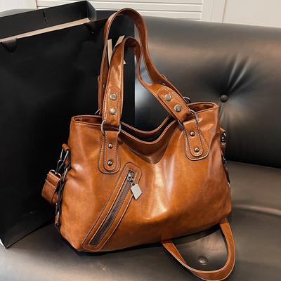 Hochwertige Damen-Umhängetasche aus weichem PU-Leder, modische Damen-Schultertasche, geeignet für den täglichen Gebrauch, zum Einkaufen, für den Weg zur Arbeit