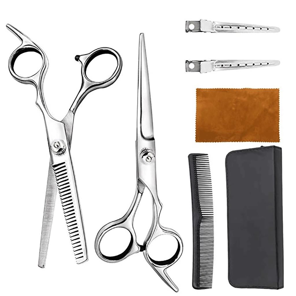 Buy Nicki Professional Hair Cutting Scissors Set 7 Pcs Hairdressing