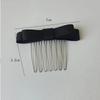 4Pcs Bow Hair Claws Combs Hairpins Set Non-slip No Scratch DIY Jewelry Making Supplies for Women Party Hair Styling
