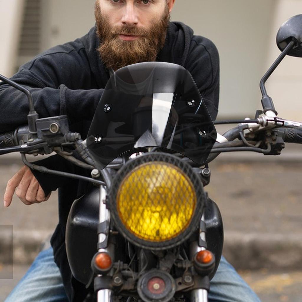 Motorcycle Windscreen Fairing Windshield Streamlined Aerodynamic Console Extension For Adventure Biking Highway Commuting Rain