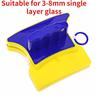 Safe Double Side Household Glass Cleaner Washing Wiper Cleaning Tools Window Brush