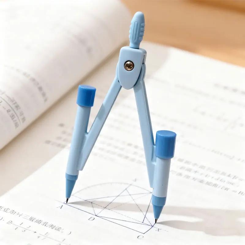 Blue Compasses Set Student Exam Specific Teaching Supplies Compasses School Supplies Compasses Students Stationery Drawing Tools