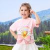 B.Duck Girls' Cartoon Short Sleeve T-Shirt