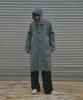 Lad Edition Herringbone Raglan Wool Coat_Grey