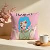 Popular PPoshlaya Mollyes Cushion Cover Stylish Washable Pillow Cover Ideal for Couch Bedroom Car Decoration