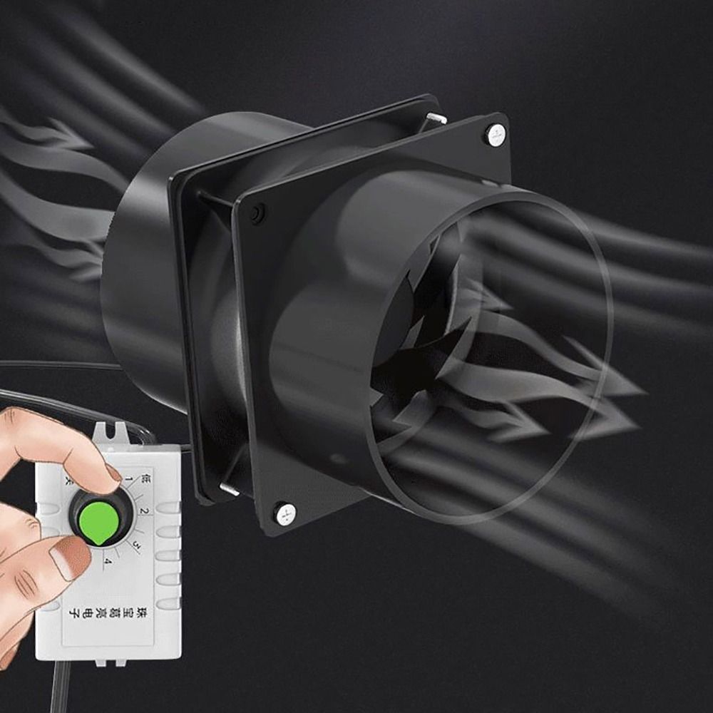 1 Stück mit Rohrdampfabsorberkanal Luftventilation Fensterextraktor Badezimmer Küche Industrie