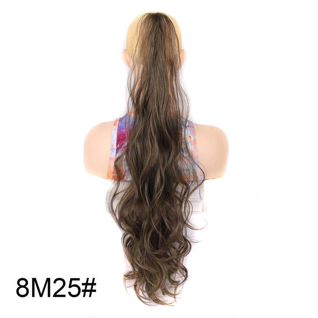 32 Zoll Langes Welliges Pferdeschwanz-Haarteil Flexibles Umwickelbares Pferdeschwanz-Haarteil für Damen Natürliches Aussehen Synthetisches Haar-Add-On