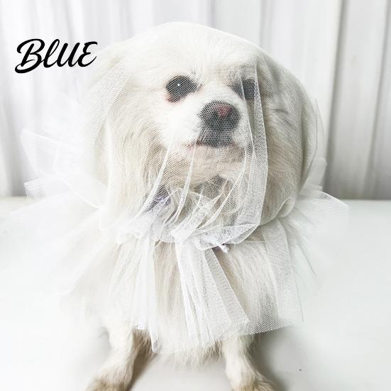 Fashionable Dog Headwear for Training Face Mesh Net Anti Eating Pet Headgear Breathable Adjustable Washable Head Cover Small Medium Dogs Cats
