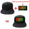 High Quality El Sound Activated LED Light Baseball Cap-Character Design Sports & Outdoor Use Party Cap