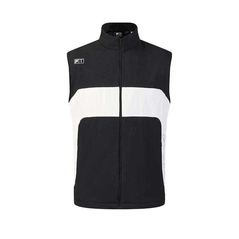 FILA Golf Series Fashion Simple Sports Casual Comfortable Woven Vest Men vest Deep-Black A11M615711FBK