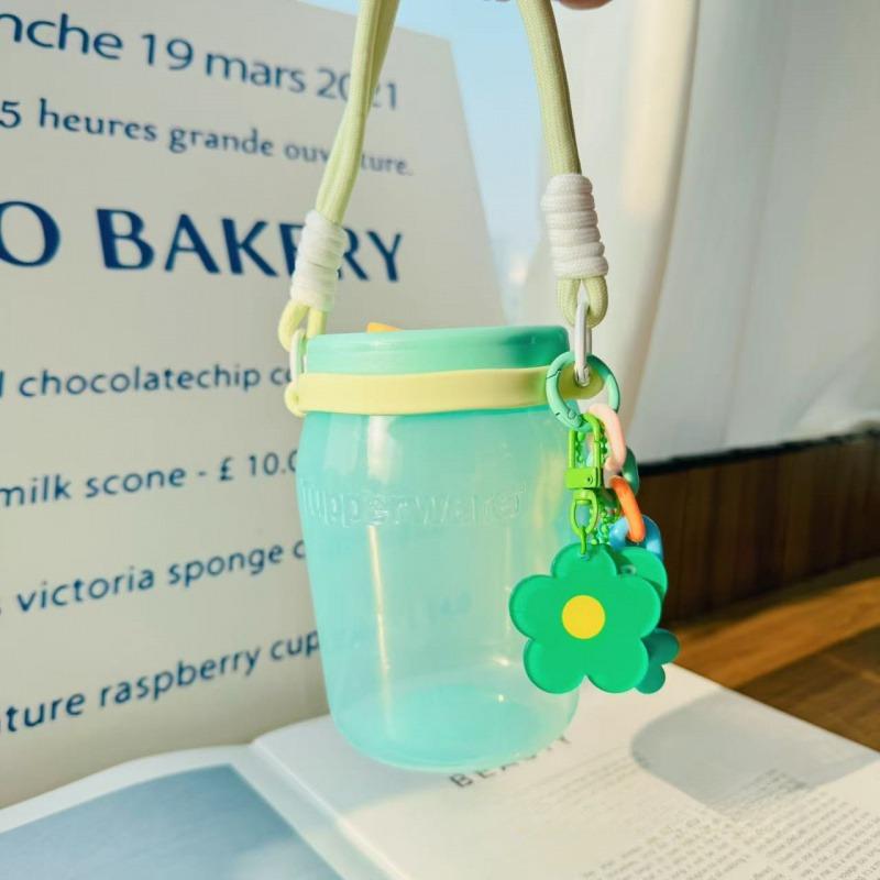 Colorful Cream Flower Cup Holder For Stanley Cup Accessories Hand-held Lanyard Thermal Water Cup Sleeve For Starbucks Tumbler