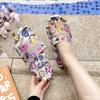 Ladies' Slippers Summer Sunflower New Flat Bottomed Bathroom Anti Slip Outer Wear Couple Soft Soled Beach Sandals Flat Bottomed