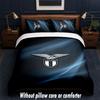 Lazio FC Design Bed Bedding Set 1 Duvet Cover + 2 Pillowcases Soft Breathable Household Bed Linens