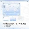 Floral Language Tape Series Acrylic Photo Frames for 3 Inch Anime Card Display Kpop Photocard Storage with Holder Wholesales New