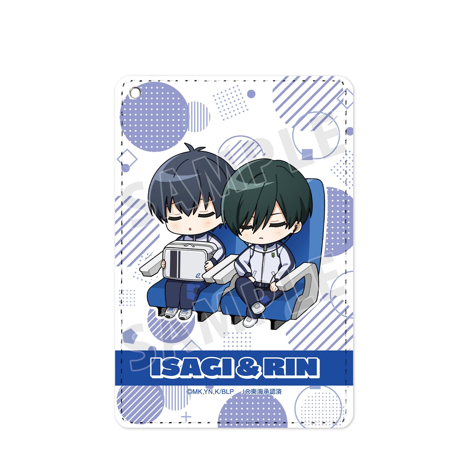 ТВ-аниме «Синяя тюрьма» Киёси Сэйити и Итоси Рин Чиби-персонажи Версия «Синкансэн-сон». Кошелек-визитница с 1 карманом